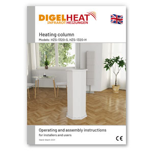 Operating instructions Heating column HZS